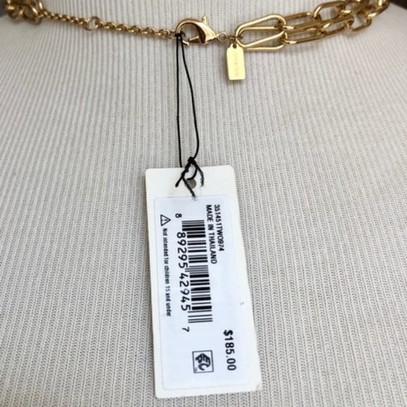 Coach Gold Chain Necklace New with tags | 17.5"L x 0"W x 0"H - Picture 4 of 8